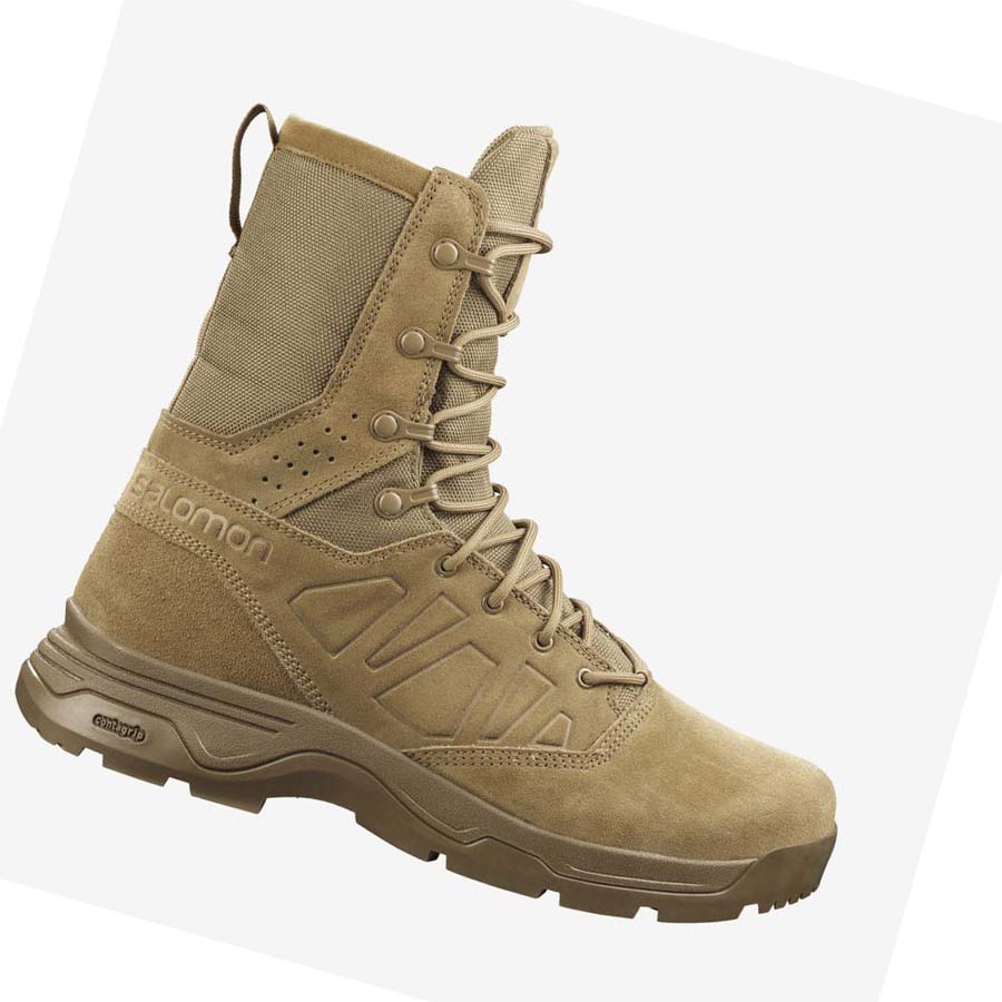 Botas Salomon GUARDIAN CLIMASALOMON™ FORCES WATERPROOF Mujer Marrom | MX 2592JPQ